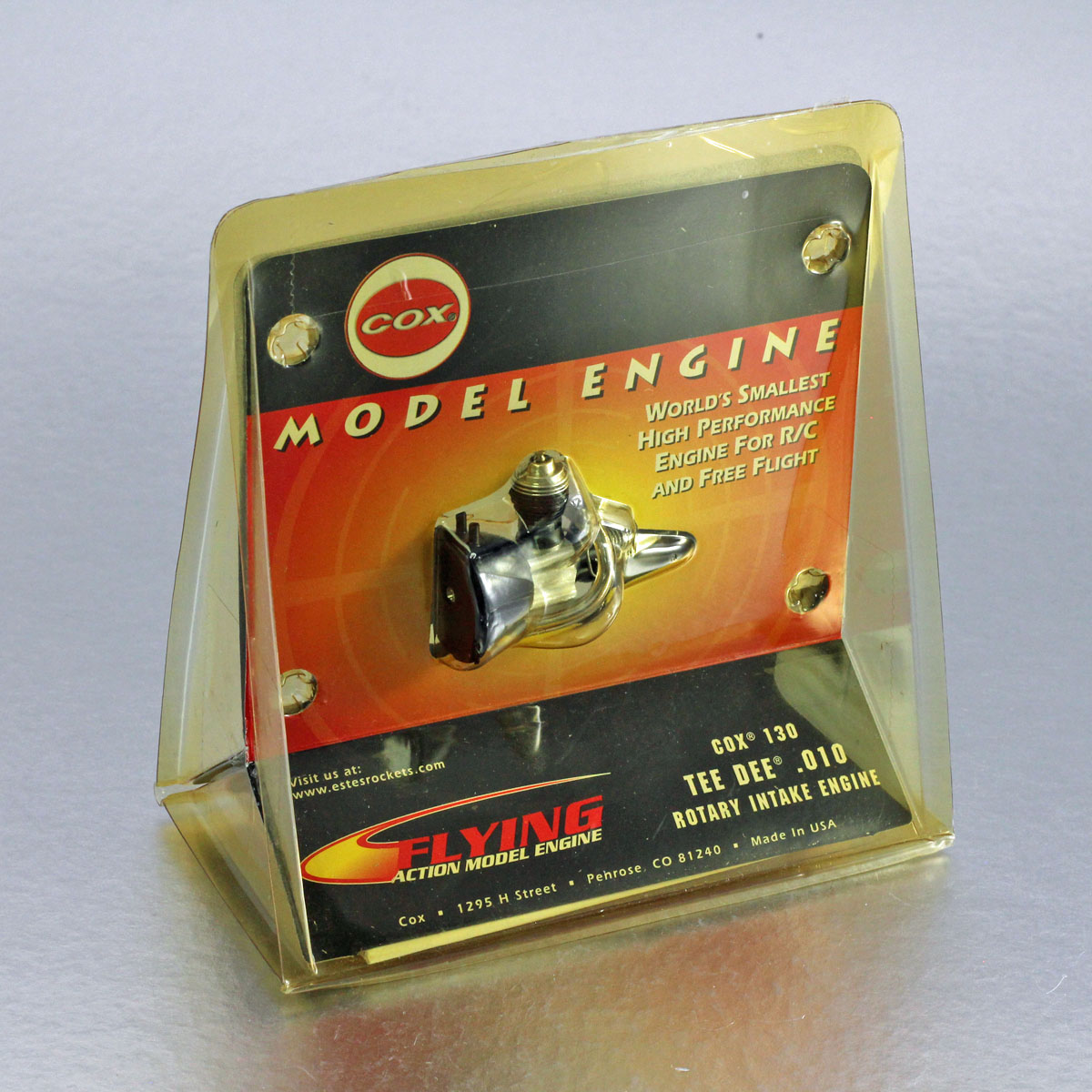 Cox .010 Tee Dee Engine (Cox Box) > Vintage Cox Engines > Cox International